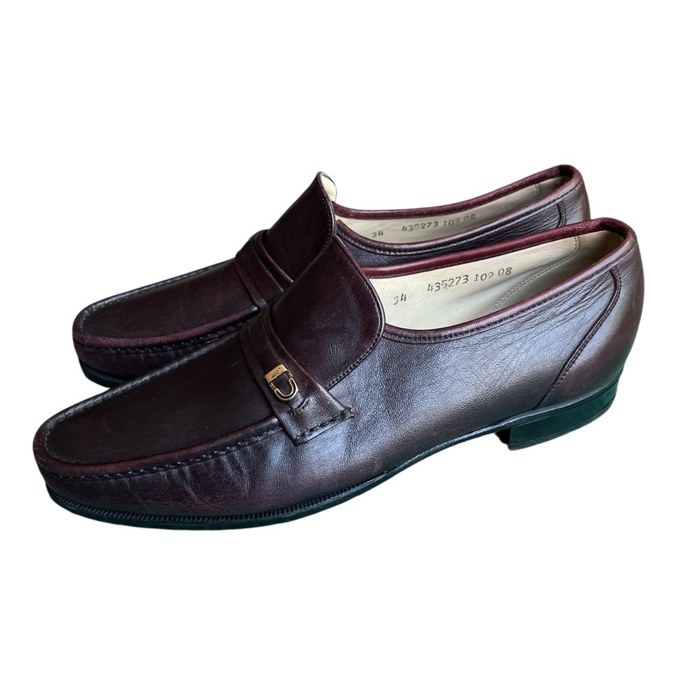 Florsheim men’s size 10 Dark Brown Leather Loafers - Picture 7 of 8
